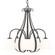 Sweeping Taper Five Light Chandelier in Oil Rubbed Bronze (39|101445SKT14GG0001)