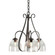 Sweeping Taper Three Light Chandelier in Natural Iron (39|101441SKT20LL0001)