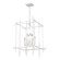 Tura Eight Light Chandelier in White (39|101317SKT02)