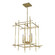 Tura Four Light Chandelier in Modern Brass (39|101316SKT86)