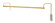 Slim-line LED Picture Light in Polished Brass (30|SLEDZ4361)