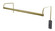 Slim-line LED Picture Light in Satin Brass (30|SLEDZ2951)