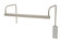 Slim-line LED Picture Light in Satin Nickel (30|SLEDZ1552)