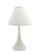 Scatchard One Light Table Lamp in White Matte (30|GS801WM)