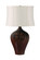 Scatchard One Light Table Lamp in Decorated Red (30|GS160DR)