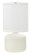 Scatchard One Light Table Lamp in White Matte (30|GS120WM)