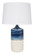 Scatchard One Light Table Lamp in Decorated White Matte (30|GS110DWM)