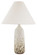 Scatchard One Light Table Lamp in Decorated White Gloss (30|GS100DWG)