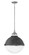 Fletcher LED Pendant in Aged Zinc with Polished Nickel accent (13|4835DZPN)