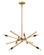Archer LED Chandelier in Heritage Brass (13|4765HB)