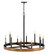 Wells LED Chandelier in Weathered Brass (13|3869WA)
