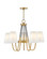 Aston LED Chandelier in Heritage Brass (13|37385HB)