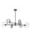 Desi LED Foyer Pendant in Black (13|37296BK)