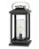 Atwater LED Pier Mount in Black (13|1167BKLV)