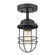 Seaport One Light Semi-Flush Mount in Matte Black (62|9808SFBLK)