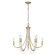 Kamila Eight Light Chandelier in White Gold (62|83228WG)