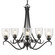 Parrish Five Light Chandelier in Matte Black (62|80015BLKSD)