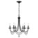 Mirabella Six Light Chandelier in Matte Black (62|76446BLK)