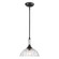 Audra One Light Pendant in Matte Black (62|6952MBLKCLR)