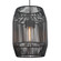 Seabrooke One Light Outdoor Pendant in Natural Black (62|6073O1PNBBCW)