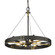 Vaughn Six Light Pendant in Natural Black (62|3866MNBAB)