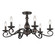 Larrick Six Light Semi-Flush Mount in Rubbed Bronze (62|37126SFRBZ)