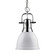 Duncan One Light Pendant in Chrome (62|3602SCHWH)