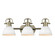 Duncan BCB Three Light Bath Vanity in Aged Brass (62|3602BA3ABWHT)