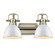 Duncan Two Light Bath Vanity in Aged Brass (62|3602BA2ABWH)