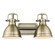 Duncan Two Light Bath Vanity in Aged Brass (62|3602BA2ABAB)