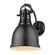 Duncan BLK One Light Wall Sconce in Matte Black (62|36021WBLKBLK)