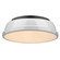Duncan Two Light Flush Mount in Matte Black (62|360214BLKWH)