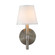 Waverly PW One Light Wall Sconce in Pewter (62|35001WPWCWH)