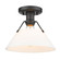 Orwell One Light Flush Mount in Matte Black (62|3306FMBLKOP)