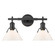 Orwell BLK Two Light Bath Vanity in Matte Black (62|3306BA2BLKOP)