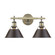 Orwell Two Light Bath Vanity in Aged Brass (62|3306BA2ABRBZ)