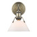 Orwell One Light Bath Vanity in Aged Brass (62|3306BA1ABOP)