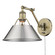 Orwell One Light Wall Sconce in Aged Brass (62|3306A1WABPW)