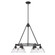 Orwell BLK Six Light Chandelier in Matte Black (62|33066BLKCLR)