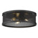 Channing Three Light Flush Mount in Matte Black (62|3168FM15BLKBLK)