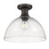 Hines One Light Semi-Flush Mount in Rubbed Bronze (62|3118SF14RBZSD)
