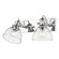 Hines Two Light Bath Vanity in Chrome (62|3118BA2CHSD)
