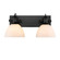 Hines Two Light Bath Vanity in Matte Black (62|3118BA2BLKOP)