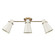 Reeva Three Light Semi-Flush Mount in Modern Brass (62|21223SFMBSGE)