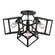 Cassio Four Light Semi-Flush Mount in Matte Black (62|20864SFBLK)