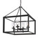 Smyth Four Light Chandelier in Matte Black (62|20734BLKCLR)