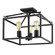 Wesson Three Light Semi-Flush Mount in Matte Black (62|2072SFBLK)