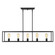 Wesson Five Light Linear Pendant in Matte Black (62|2072LPBLK)