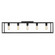 Wesson Five Light Flush Mount in Matte Black (62|2072FM41BLK)