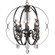 Ella EBB Six Light Chandelier in Brushed Etruscan Bronze (62|13236EBB)